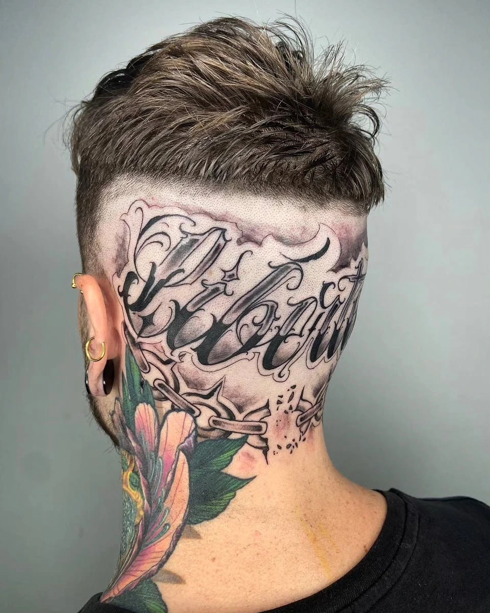'Libertad' scalp script (alternate side angle)