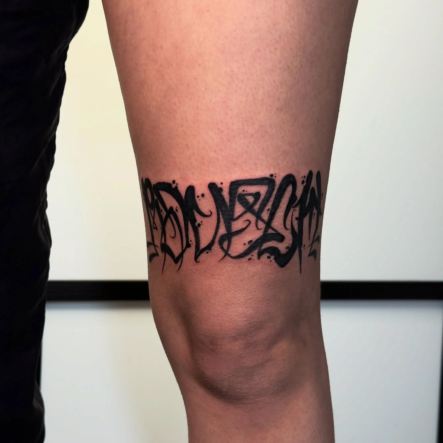 Saint Michael archangel slaying demon (street/forearm sleeve)